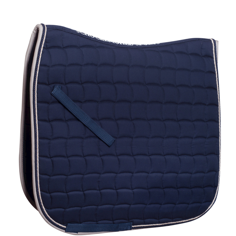 Schockemohle Dynamite Dressage Saddlepad - Navy/Stone